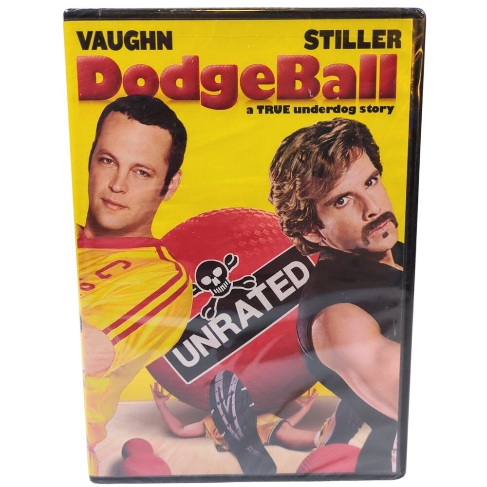 DodgeBall A True Underdog Story DVD 2004 Unrated Ben Stiller Vince Vaughn New